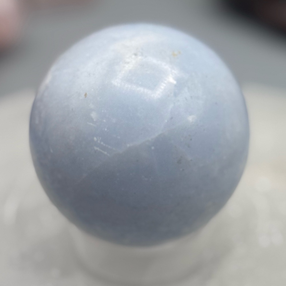 Blue Calcite Sphere H